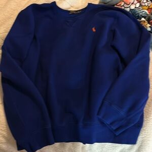 Royal blue polo by Ralph Lauren sweatshirt XXL